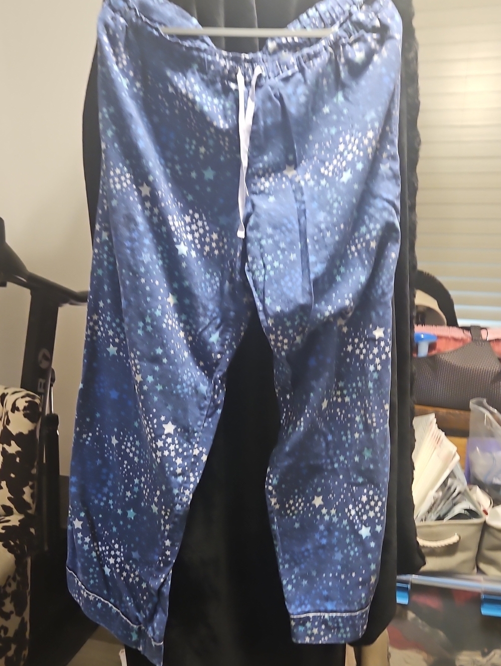 Victoria's Secret Navy Star-Print Jogger Pants